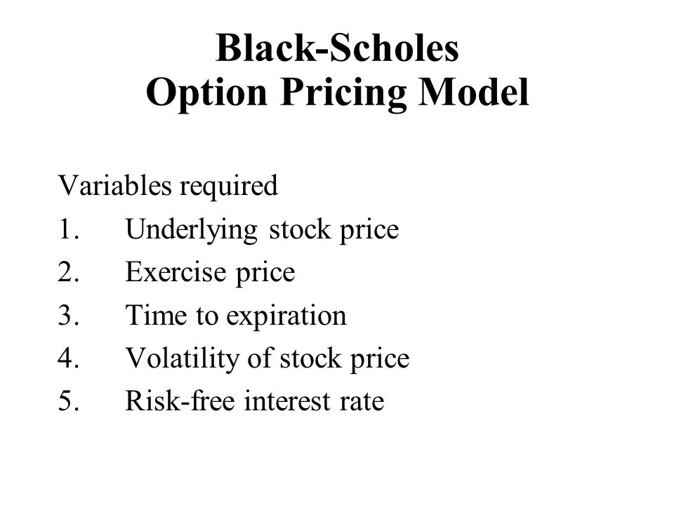 risk free interest rate stock options